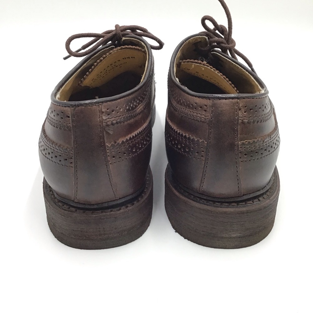 🔴SOLD🔴Frye brown leather brogue wing tip oxford women 10B - Picture 4 of 10